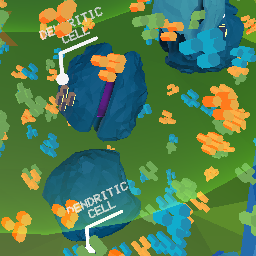 Fantastic Voyage 2021: Using Interactive VR Storytelling to Explain Targeted COVID-19 Vaccine Delivery to Antigen-presenting Cells